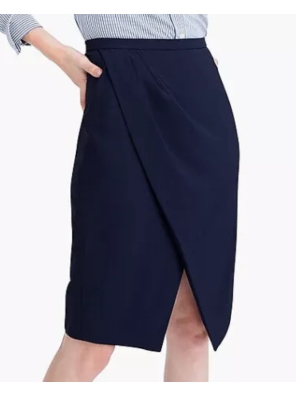 J. Crew Asymmetrical Pencil Skirt Japanese Weave Size 0 NEW Workwear Office